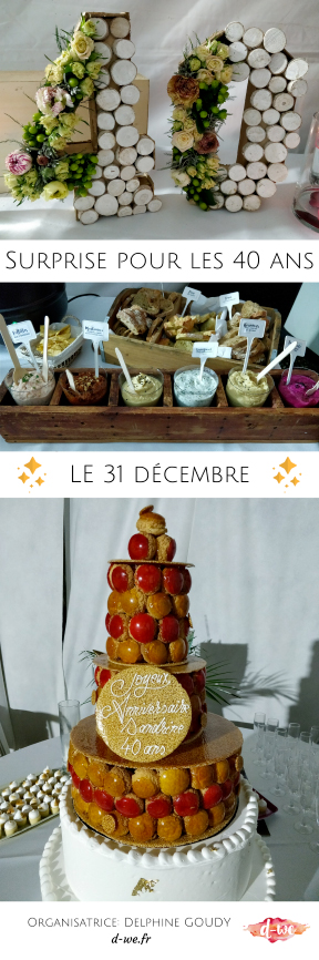 Surprise pour les 40 ans le 31 decembre