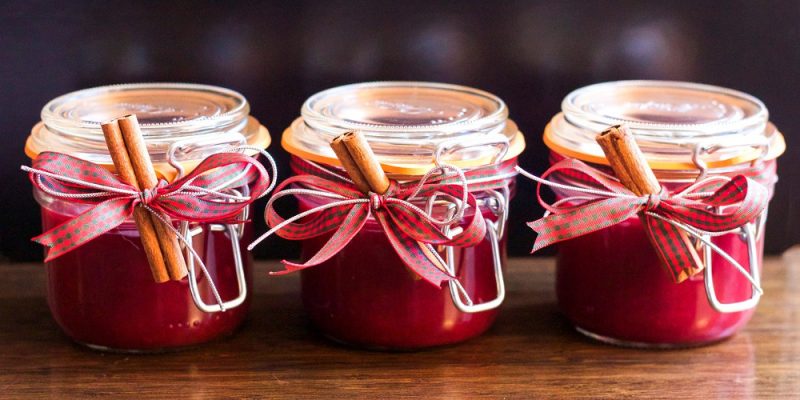 confitures maison comme cadeaux