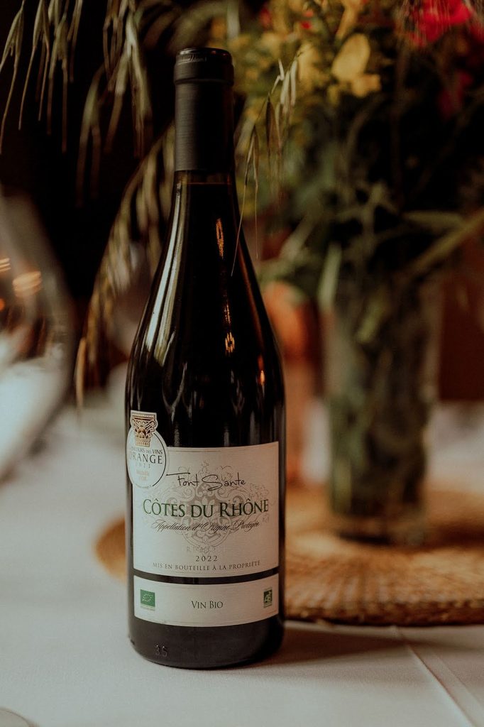 Vin rouge pour votre mariage