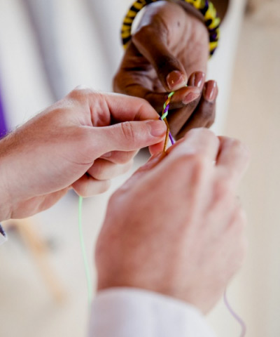 Rituel bracelets tresses mariage mixte Toulouse