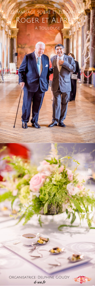 Le mariage sobre et élégant de Roger et Alfredo à Toulouse