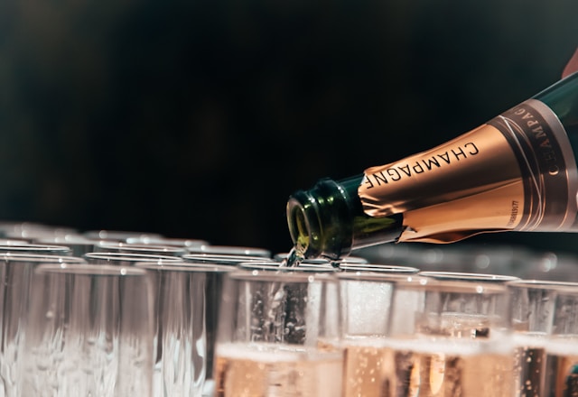 servir du champagne pour le vin d honneur de son mariage